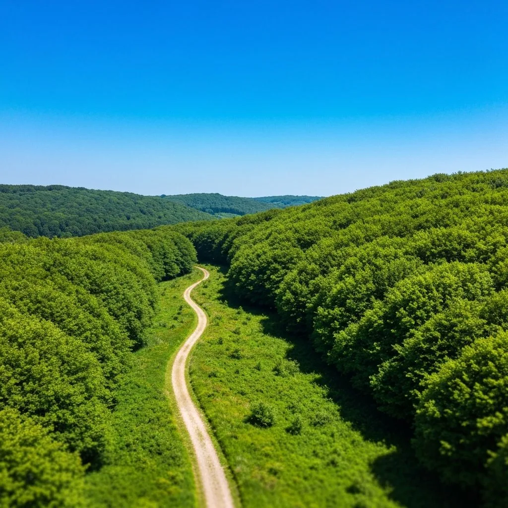 Wandelaars genieten van de avondwandeling