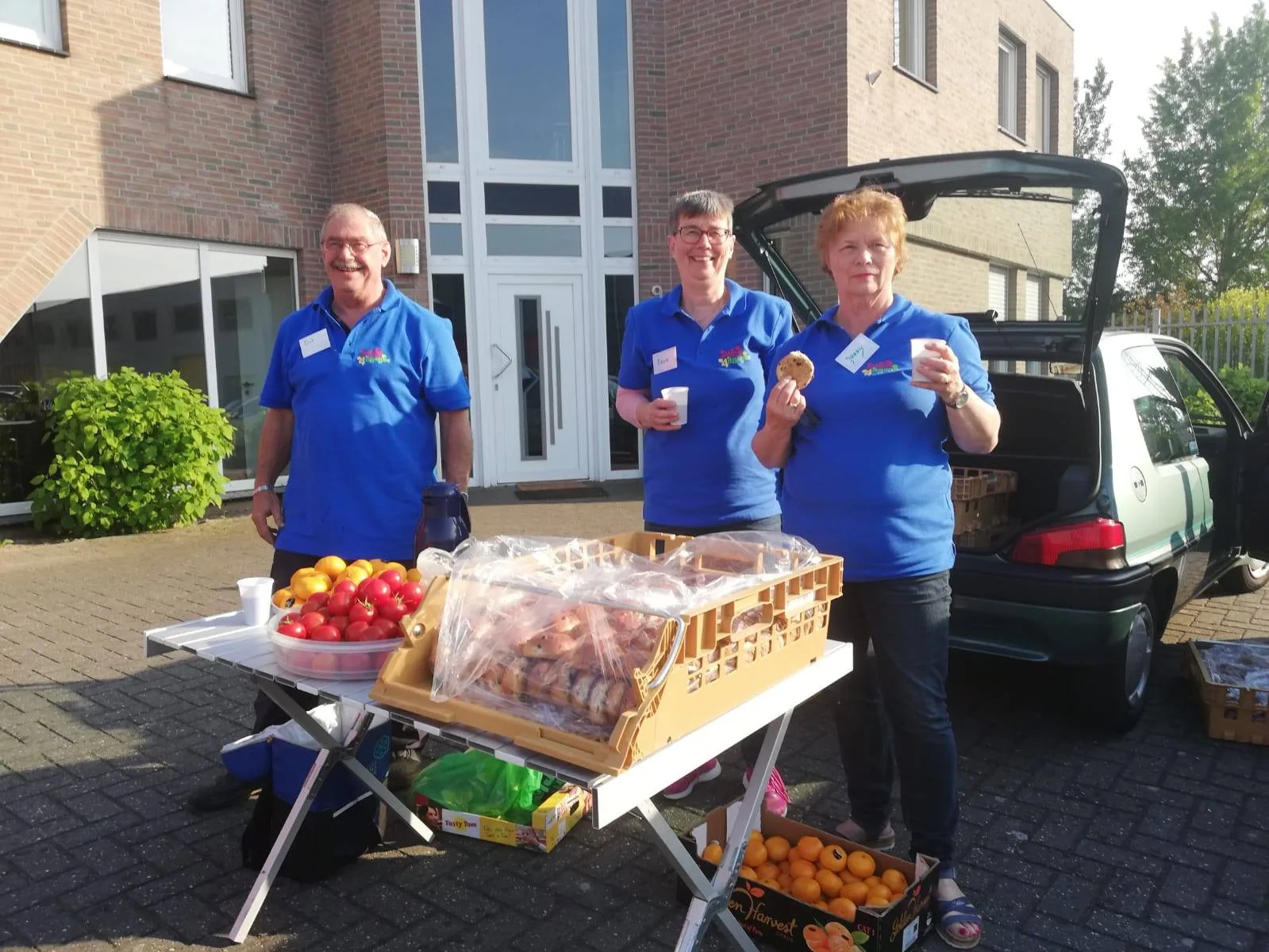Vrijwilligers in actie